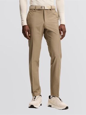 J.Lindeberg 30x34 Ellott Micro Stretch Golf Pants Beige Tan